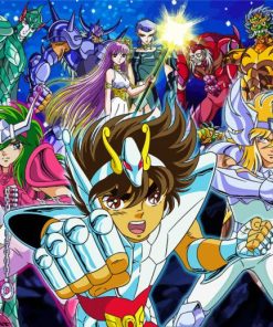 Saint Seiya Manga Serie Paint By Number