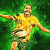 Samantha Kerr Footballer Paint By Number