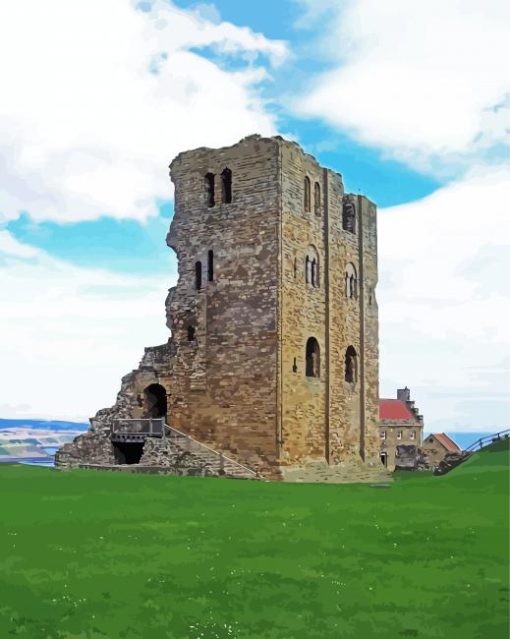 Scarborough Castle Paint By Number