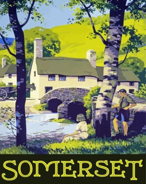 Somerset Poster Paint By Number