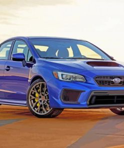 Subaru WRX Car Paint By Number