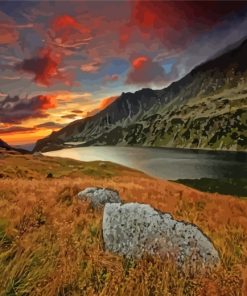 Tatras Mountains Landscape Paint By Number