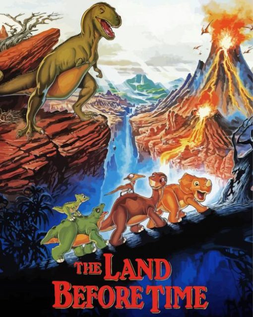 The Land Before Time Animation Paint By Number