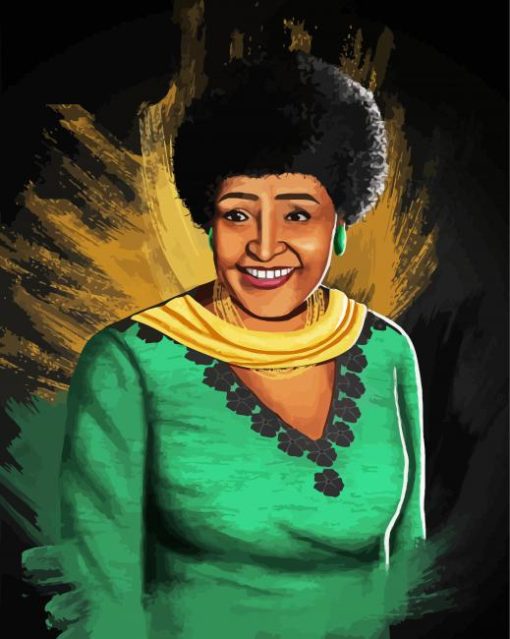 Winnie Mandela Paint By Number