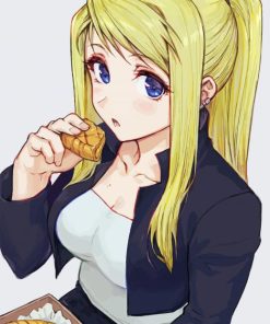 Winry Rockbell Eating Paint By Number