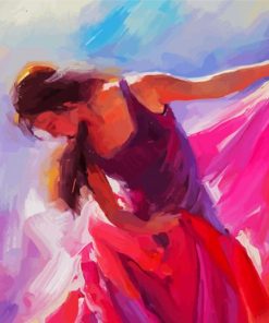 Aesthetic Abstract Woman Dance Art Paint By Number