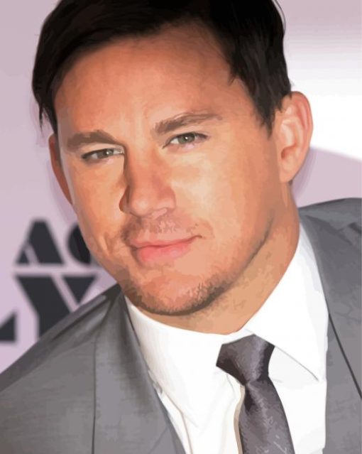 Aesthetic Channing Tatum Actor Paint By Number