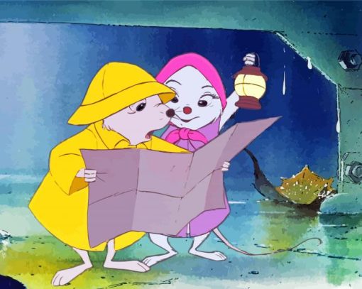 Aesthetic The Rescuers Movie Paint By Number