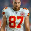 American Footballer Travis Kelce Paint By Number