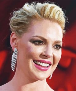 American Actress Katherine Heigl Paint By Number