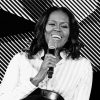 Black And White Michelle Obama Paint By Number