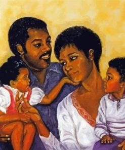 Black Family Paint By Number