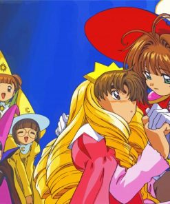 Cardcaptor Sakura Li Syaoran Dancing Kinomoto Sakura Romance Paint By Number