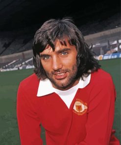 George Best Manchester United Paint By Number