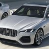 Grey Jaguar Xf Car Paint By Number