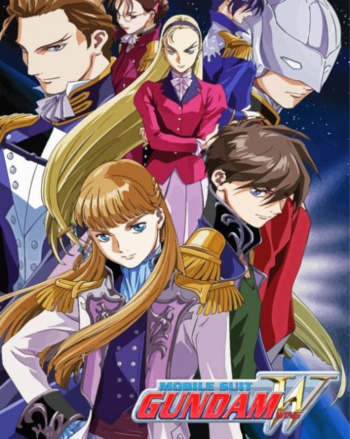 Gundam Wing Anime Paint By Number