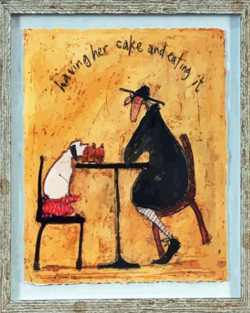 Having Her Cake And Eating It Sam Toft Paint By Number