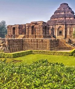 Konark Temple Building Paint By Number