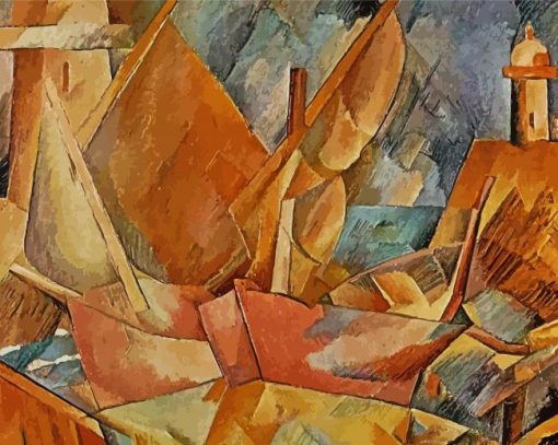 Little Harbor In Normandy By Georges Braque Paint By Number
