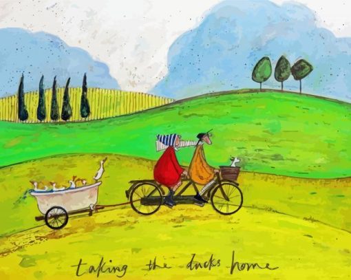 Taking The Ducks Home Sam Toft Paint By Number