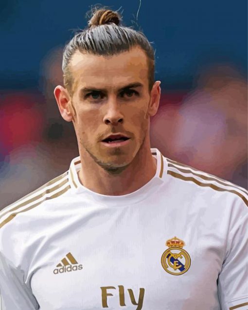 The Footballer Gareth Bale Paint By Number