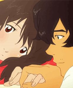 Wolf Children Manga Anime Paint By Number