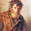 A Shy Peasant By Ilya Repin paint by numbers