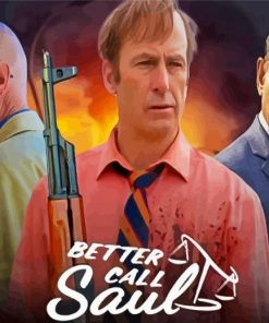 Better Call Saul Poster paint by numbers