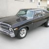 Black 72 Chevy Nova paint by numbers