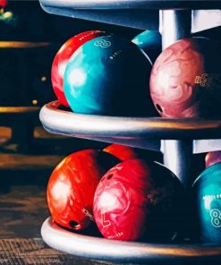 Bowling Alley Ball paint by numbers