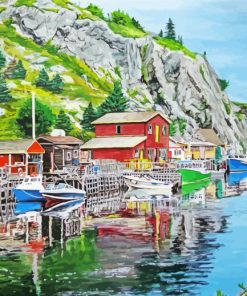 Canada Quidi Vidi paint by numbers