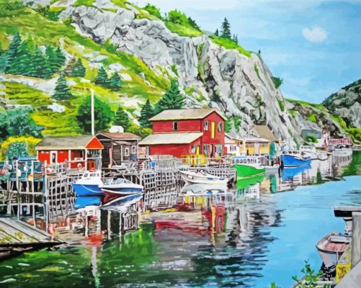 Canada Quidi Vidi paint by numbers