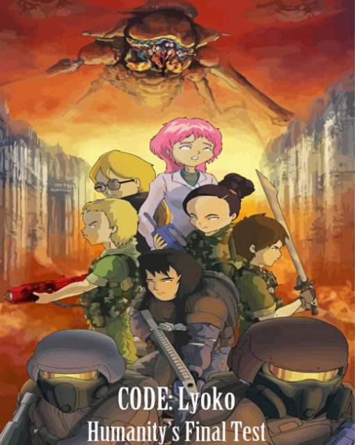 Code Lyoko Art paint by numbers