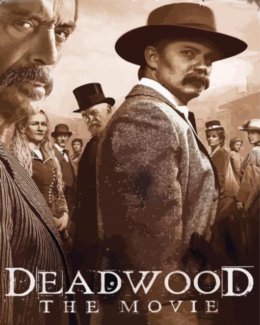 Deadwood Movie paint by numbers