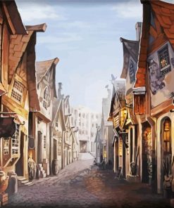 Diagon Alley paint by numbers