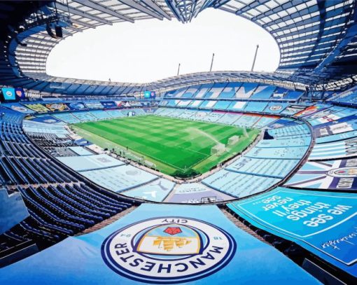 Etihad Stadium paint by numbers