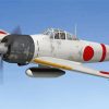 Mitsubishi A6M Zero paint by numbers