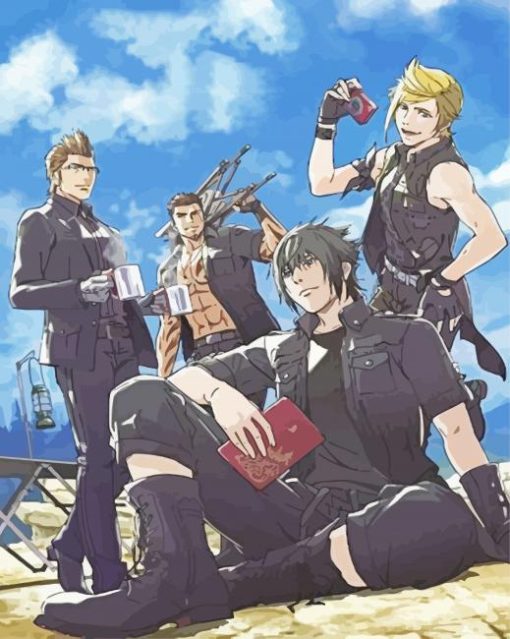 Final Fantasy XV Game paint by numbers