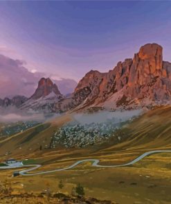 Giau Pass Cortina paint by numbers