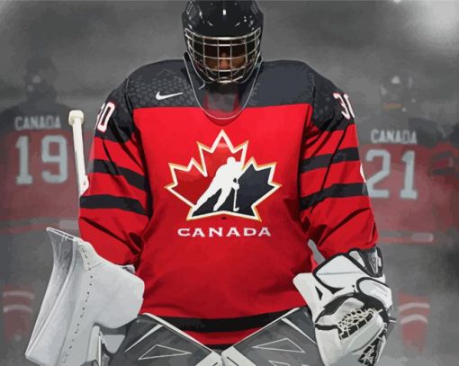 Hockey Canada Paint By Numbers