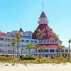 Hotel Del Coronado paint by numbers