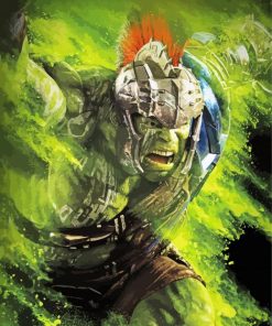 Hulk Ragnarok paint by numbers