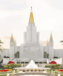 Ids Oakland Temple Art paint by numbers