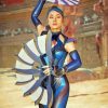 Kitana Anime Character paint by number