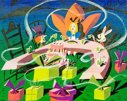 Mary Blair paint by numbers