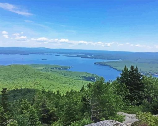 Mount Major Nature paint by number