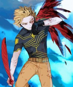 My Hero Academia Hawks paint by numbers