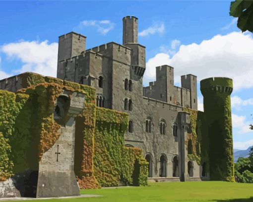 Penrhyn Castle paint by numbers