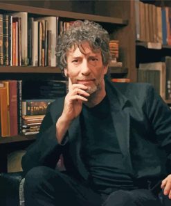 Neil Gaiman paint by numbers