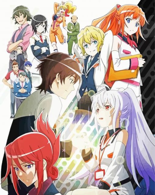 Plastic Memories Anime paint by numbers